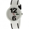 Lacoste Goa White Dial Polyurethane Strap Unisex Watch 2010542