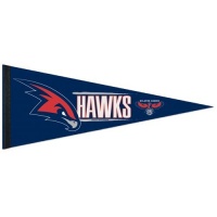 ATLANTA HAWKS OFFICIAL FULL SIZE FELT PENNANT ATLANTA HAWKS OFFICIAL FULL SIZE FELT PENNANT