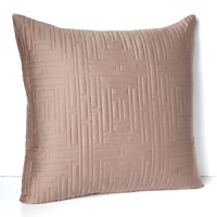 With its clean lines and geometric pattern, this European sham adds richness and depth to the bed. With its clean lines and geometric pattern, this European sham adds richness and depth to the bed.