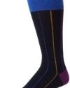 HUGO BOSS Men's Pinstripe Mid Calf Dress Sock