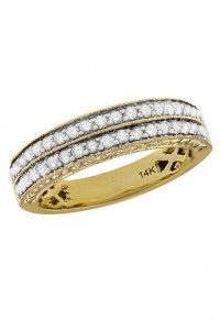 Effy Jewlery 14K Yellow Gold Diamond Band, .47 TCW Ring size 7 Effy Jewlery 14K Yellow Gold Diamond Band, .47 TCW Ring size 7