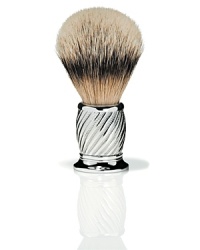 The Art of Shaving manufactures and handcrafts each Shaving Brush using only the finest badger hair available. All of our brush handles are designed for elegance and durability, as well as for their comfortable shape. For optimum results: Prepare your skin with Pre-Shave Oil. Apply Shaving Cream with Shaving Brush to generate a rich warm lather, soften and lift the beard, open pores, bring sufficient water to the skin and gently exfoliate. Soothe, refresh and regenerate the skin after shaving with After-Shave Balm. The Art of Shaving manufactures and handcrafts each Shaving Brush using only the finest badger hair available. All of our brush handles are designed for elegance and durability, as well as for their comfortable shape. For optimum results: Prepare your skin with Pre-Shave Oil. Apply Shaving Cream with Shaving Brush to generate a rich warm lather, soften and lift the beard, open pores, bring sufficient water to the skin and gently exfoliate. Soothe, refresh and regenerate the skin after shaving with After-Shave Balm.