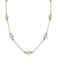 Effy Jewlery 14K Rose Gold 18 Pearl Necklace
