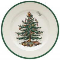 Spode Christmas Tree 10-1/2-Inch Dinner Plates, Set of 4 Spode Christmas Tree 10-1/2-Inch Dinner Plates, Set of 4