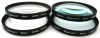 Zeikos 58mm 4 Piece high definition Close-Up Filter Set (+1, +2, +4 and +10 Diopters) Magnification Kit - Metal Rim, includes deluxe case