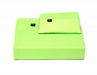 Steve Madden Microfiber Sheet Set, Twin X-Large, Apple Green Steve Madden Microfiber Sheet Set, Twin X-Large, Apple Green