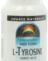 Source Naturals L-Tyrosine 500mg, 100 Tablets (Pack of 3)