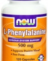 NOW Foods L-Phenylalanine 500mg, 120 Capsules