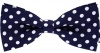Tok Tok Designs(TM) Bow Ties for Men & Boys (B124, Navy Blue Color)