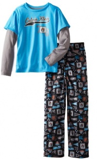 Calvin Klein Boys Sleep Slider Set, Blue, Large Calvin Klein Boys Sleep Slider Set, Blue, Large