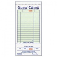 Rediform Guest Check Pad, White, 3.375 x 7 Inches, 50 Forms (5F740) Rediform Guest Check Pad, White, 3.375 x 7 Inches, 50 Forms (5F740)