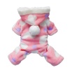 Pink Sweetie Dog Coat for Dog Clothes Dog Jumpsuit Soft Cozy Pet Clothes,S
