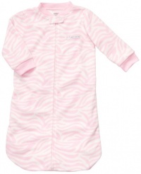 Carter's Sleeping Bag - White Pink Zebra Print Label-One Size Carter's Sleeping Bag - White Pink Zebra Print Label-One Size