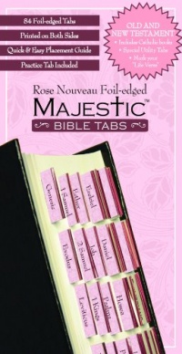 Majestic Rose Nouveau Bible Tabs Majestic Rose Nouveau Bible Tabs