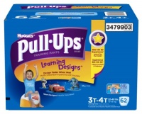 Pull-Ups Learning Designs Training Pants for Boys, Giga Pack, Size 3T-4T, 62 Count Pull-Ups Learning Designs Training Pants for Boys, Giga Pack, Size 3T-4T, 62 Count