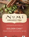 Numi Organic Tea Golden Chai, Full Leaf Black Tea, 18-Count Tea Bag