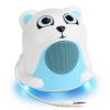 GOgroove Groove Pal Jr. Polar Bear Portable Light-Up Speaker with Impressive Dynamic Audio Driver and Enhaced Bass Woofer for 3.5mm Connection to Smartphones , Tablets , MP3 Players & More!