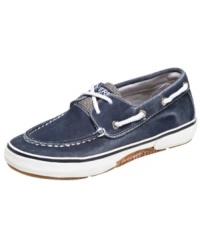 Slip him some easy style with these go-with-anything shoes from Sperry Top-Sider. Slip him some easy style with these go-with-anything shoes from Sperry Top-Sider.