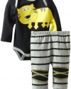 Carter's Watch the Wear Baby-Boys Newborn Tiger Bodysuit Pant Set, Black, 6-9 Months