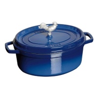 Staub 6-Quart Coq Au Vin Cocotte, Royal Blue Staub 6-Quart Coq Au Vin Cocotte, Royal Blue