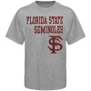 NCAA Florida State Seminoles (FSU) Ash Stacked T-shirt