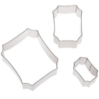 Ateco 5265 3-Piece Cutters, Plaque Ateco 5265 3-Piece Cutters, Plaque