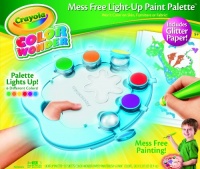 Crayola Color Wonder Light-Up Paint Palette with Glitter Paper Crayola Color Wonder Light-Up Paint Palette with Glitter Paper