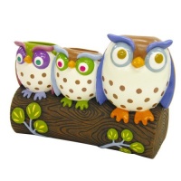 Allure Home Creations Awesome Owls Resin Toothbrush Holder Allure Home Creations Awesome Owls Resin Toothbrush Holder