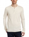 Converse By John Varvatos Men's Long Sleeve Slubby Henley