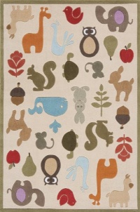 Momeni Lil Mo Whimsy LMJ-2IVY2030 Ivory Rug Momeni Lil Mo Whimsy LMJ-2IVY2030 Ivory Rug
