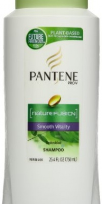 Pantene Pro-V Nature Fusion Smooth Vitality Shampoo, 25.4-Fluid Ounce (Pack of 2)