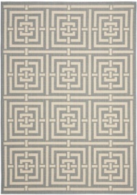Safavieh Courtyard Collection CY6937-65 Grey and Cream Indoor/Outdoor Square Area Rug, 6-Feet 7-Inch Safavieh Courtyard Collection CY6937-65 Grey and Cream Indoor/Outdoor Square Area Rug, 6-Feet 7-Inch