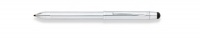 Cross Tech3+ Multifunction Pen with Stylus, Lustrous Chrome with Chrome Plated Appointments (AT0090-1)