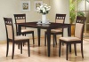 5-Piece Dining Set in Rich Cappuccino - Coaster