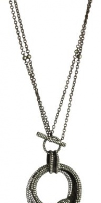 Judith Jack Chocolate Brown Plate Sculptured Convertible 18-36 Necklace Judith Jack Chocolate Brown Plate Sculptured Convertible 18-36 Necklace