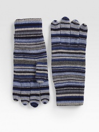 A luxurious wool blend is embraced by multicolored stripes, lending a dose of character to this cold weather essential.35% viscose/29% lambswool/20% nylon/8% angora/8% cashmereDry cleanImported A luxurious wool blend is embraced by multicolored stripes, lending a dose of character to this cold weather essential.35% viscose/29% lambswool/20% nylon/8% angora/8% cashmereDry cleanImported