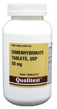 Compare to Dramamine® 50 Mg. Tablets, Dimenhydrinate Tablets for Nausea, Dizziness and Vomiting - 1000 Tablets #0439 Compare to Dramamine® 50 Mg. Tablets, Dimenhydrinate Tablets for Nausea, Dizziness and Vomiting - 1000 Tablets #0439