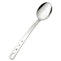MIU France Polished Stainless Steel Perforated Spoon, 14-Inches MIU France Polished Stainless Steel Perforated Spoon, 14-Inches