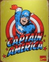 Captain America Distressed Retro Vintage Tin Sign