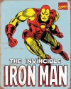 Iron Man Retro Tin Sign , 12x16