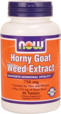 NOW Foods Horny Goat Weed Extract 750mg, 90 Tablets NOW Foods Horny Goat Weed Extract 750mg, 90 Tablets