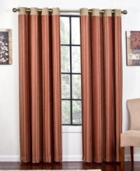 Taking inspiration from old fashioned Italian drapery, the Torino window panel boasts a chic striped motif brought out in ultra-soft chenille. Topped with a grommeted, chenille header, this style is as effortless as it is charming. Taking inspiration from old fashioned Italian drapery, the Torino window panel boasts a chic striped motif brought out in ultra-soft chenille. Topped with a grommeted, chenille header, this style is as effortless as it is charming.