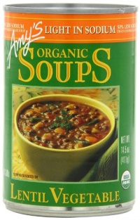 Amy's Organic Lentil Vegetable Low Salt Soup, 14.5-Ounce Cans (Pack of 12) Amy's Organic Lentil Vegetable Low Salt Soup, 14.5-Ounce Cans (Pack of 12)
