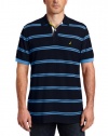 Nautica Men's Short Sleeve Stripe Polo