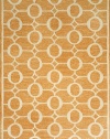Liora Manne Spello Arabesque Rug, 7-Feet 6-Inch by 9-Feet 6-Inch, Orange