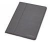 Slim iPad case: The Ridge by Devicewear - Black Vegan Leather Magnetic iPad 2/3/4 Case with Six Position Flip Stand