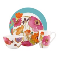 Lenox Floral Fusion Aqua 4-Piece Place Setting Lenox Floral Fusion Aqua 4-Piece Place Setting