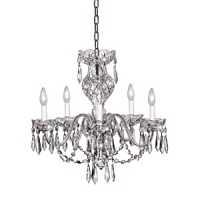 This stunning assortment of crystal chandeliers by Waterford feature three of the company's most treasured patterns-Ardmore, Lismore and Cranmore-accented by sparkling crystal droplets and strands to create a dramatic diffusion of light and color.