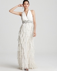 Badgley Mischka Gown - Chiffon Halter Gown Badgley Mischka Gown - Chiffon Halter Gown