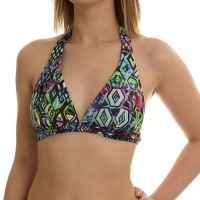 Profile by Gottex Aztec Halter Bra Bathing Suit Top Profile by Gottex Aztec Halter Bra Bathing Suit Top